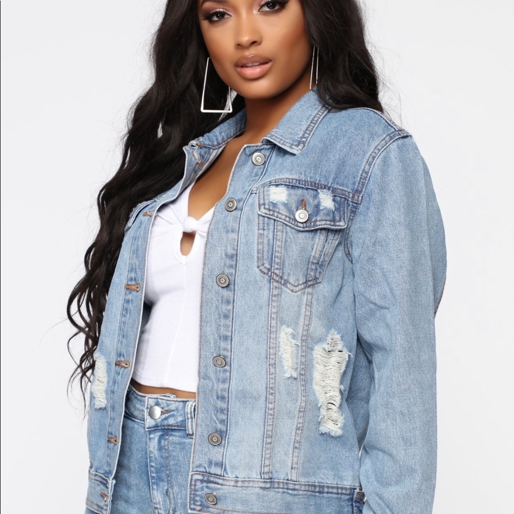 Fashion Nova denim jacket